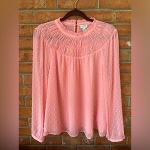 J Crew Pink Blouse